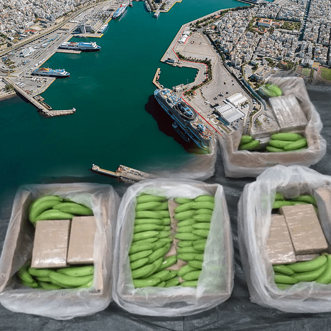 $1 million of cocaine hidden in banana shipment at Piraeus port ...